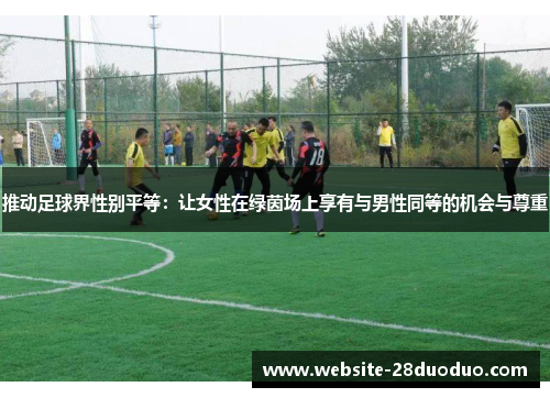 推动足球界性别平等：让女性在绿茵场上享有与男性同等的机会与尊重